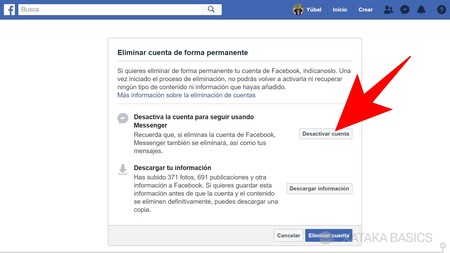 Cómo desactivar una cuenta de Facebook - Nivel-Digital.