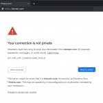 Mejor Arreglo para ‘Su conexión no es privada’ en Chrome