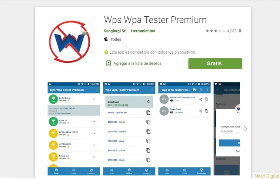 Wifi wps wpa tester как пользоваться