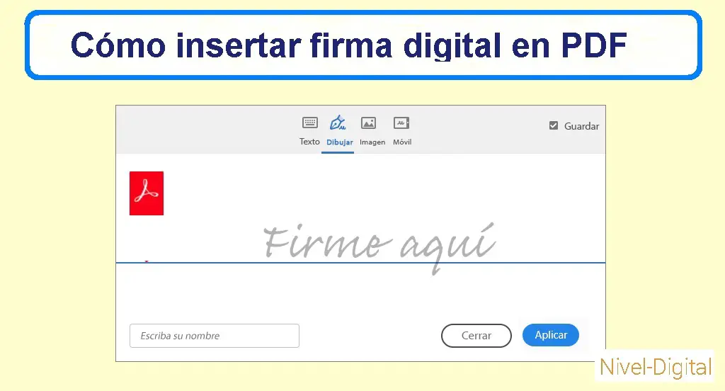 Cómo Insertar Firma Digital En Pdf 5889