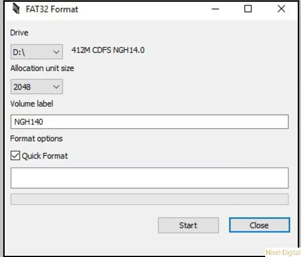 fat32 format program