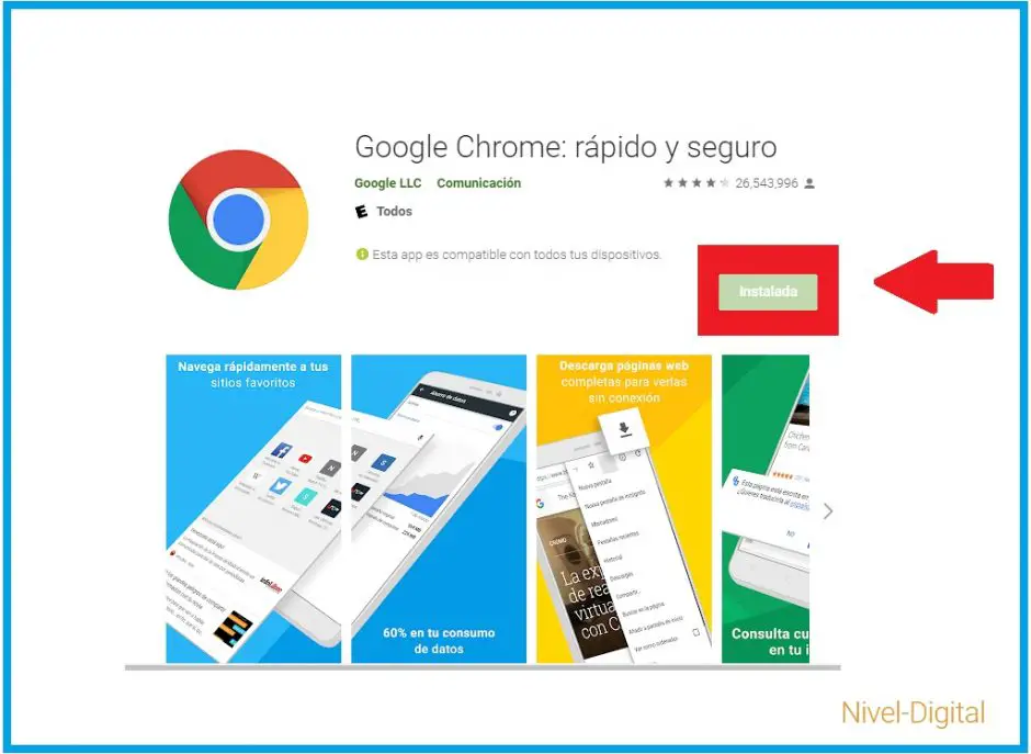 Aprende a poner la barra de Google en Android